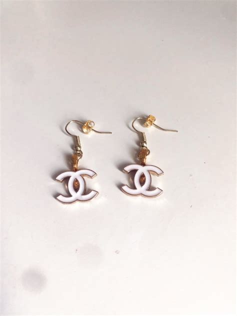 chanel earrings etsy|chanel boutique earrings.